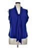 Calvin Klein Blue Sleeveless Blouse Size XL - photo 1