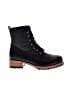 PATINA 100% Leather Black Ankle Boots Size 6 1/2 - photo 1