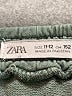 Zara 100% Cotton Solid Green Shorts Size 11 - 12 - photo 3