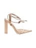 Fashion Nova Tan Sandals Size 8 1/2 - photo 1
