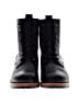 PATINA 100% Leather Black Ankle Boots Size 6 1/2 - photo 2