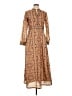 Assorted Brands 100% Polyester Brown Casual Dress Size 10 - photo 1