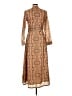 Assorted Brands 100% Polyester Brown Casual Dress Size 10 - photo 2
