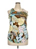 Tek Gear 100% Polyester Teal Sleeveless Top Size XXL - photo 1