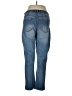 Curve Appeal Solid Blue Jeans Size 12 - photo 2