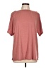 BLOOMCHIC Burgundy Short Sleeve Top Size 10 - photo 1