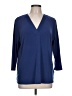 Banana Republic Blue 3/4 Sleeve Blouse Size L - photo 1