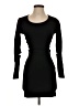 Sena Solid Black Casual Dress Size 0 - photo 1