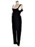 Seraphine 100% Viscose Solid Black Jumpsuit Size 8 - photo 1