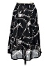 Daniel Rainn 100% Polyester Print Black Formal Skirt Size S - photo 2