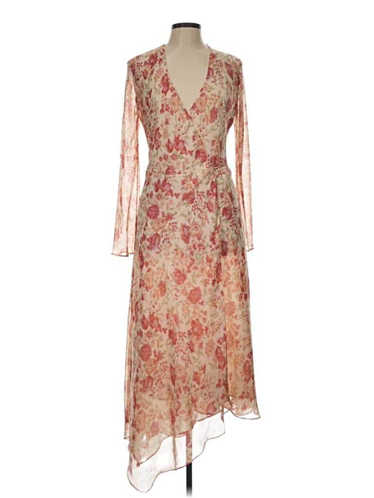 Pre-owned Mng Cocktail Dress In Tan