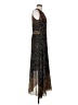 Unbranded Print Black Casual Dress Size S (estimated) - photo 4