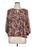EMALINE Purple 3/4 Sleeve Blouse Size XL Petite - photo 1