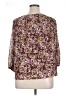 EMALINE Purple 3/4 Sleeve Blouse Size XL Petite - photo 2