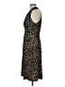 Evan Picone Animal Print Black Cocktail Dress Size 10 - photo 5