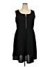 Avenue Black Casual Dress Size 18 Plus - photo 1