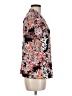 212 Collection Floral Black Short Sleeve Blouse Size M - photo 4