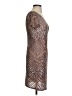 Aidan Mattox 100% Polyester Metallic Brown Cocktail Dress Size 2 - photo 4