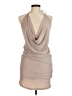Lulus Metallic Tan Cocktail Dress Size M - photo 1