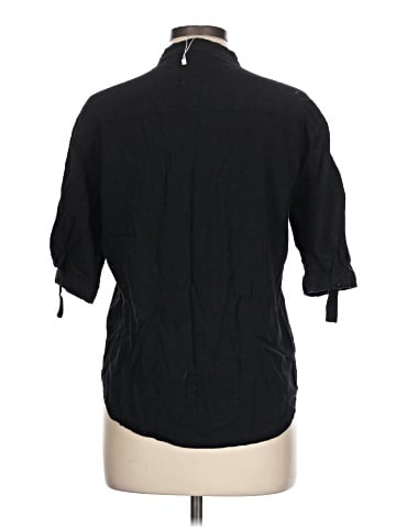 Assorted Brands 3/4 Sleeve Button-Down Shirt (view 2)