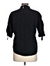 Assorted Brands Black 3/4 Sleeve Button-Down Shirt Size L - photo 2