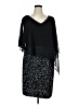 Jkara 100% Polyester Stars Black Cocktail Dress Size 14 - photo 1