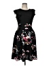 iHot 100% Polyester Floral Black Casual Dress Size XL - photo 1