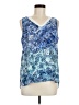 Violet & Claire 100% Polyester Blue Sleeveless Blouse Size M - photo 1