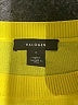 Halogen Yellow Pullover Sweater Size S - photo 7