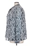 ELOQUII 100% Polyester Animal Print Silver Long Sleeve Blouse Size 24 - photo 5