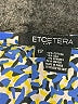 Etcetera Animal Print Blue Long Sleeve Button-Down Shirt Size 12 - photo 7