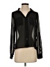 Active 100% Polyester Black Long Sleeve Blouse Size S - photo 1