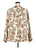 Torrid Floral Ivory Long Sleeve Blouse Size 3X Plus (3) - photo 2