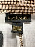 Kay Unger Houndstooth Tan Blazer Size L - photo 6