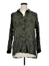 Splendid 100% Rayon Camo Green Long Sleeve Blouse Size XL - photo 1