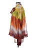 Le Superbe Color Block Orange Long Sleeve Blouse Size 4 - photo 5