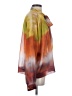 Le Superbe Color Block Orange Long Sleeve Blouse Size 4 - photo 4