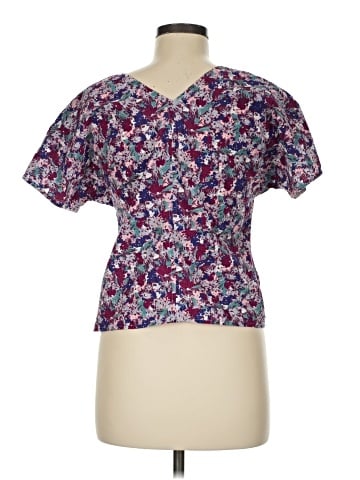 Madewell Puff-Sleeve Top in Floral Seersucker (view 2)