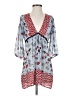 Coco and Chase 100% Polyester Gray Casual Dress Size S - photo 1