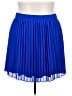 Torrid 100% Polyester Solid Blue Casual Skirt Size 3X (estimated) - photo 1