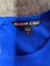 FELICITY & COCO Solid Blue Casual Dress Size S - photo 7