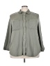 Angels Gray Long Sleeve Polo Size 3X - photo 1