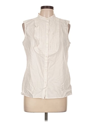 Worthington Sleeveless Button-Down Shirt (view 1)