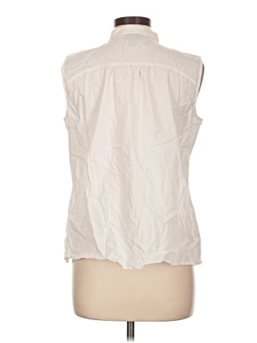Worthington Sleeveless Button-Down Shirt (view 2)