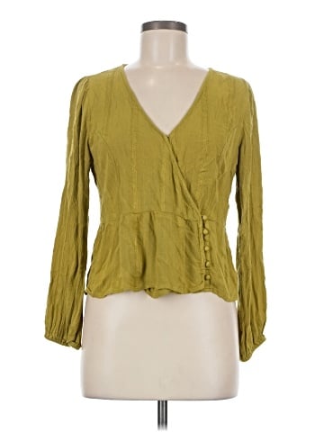 American Eagle Outfitters Long Sleeve Blouse (view 1)