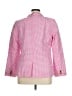 Talbots Checkered-gingham Pink Blazer Size 14 - photo 2