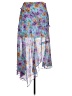 Veronica Beard 100% Silk Purple Silk Skirt Size 10 - photo 1