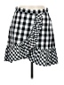 J.Crew Checkered-gingham Black Casual Skirt Size 6 - photo 1