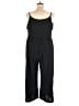 Emery Rose 100% Polyester Solid Black Jumpsuit Size XXXL - photo 2