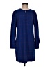 Lela Rose 100% Polyester Plaid Blue Casual Dress Size 6 - photo 1